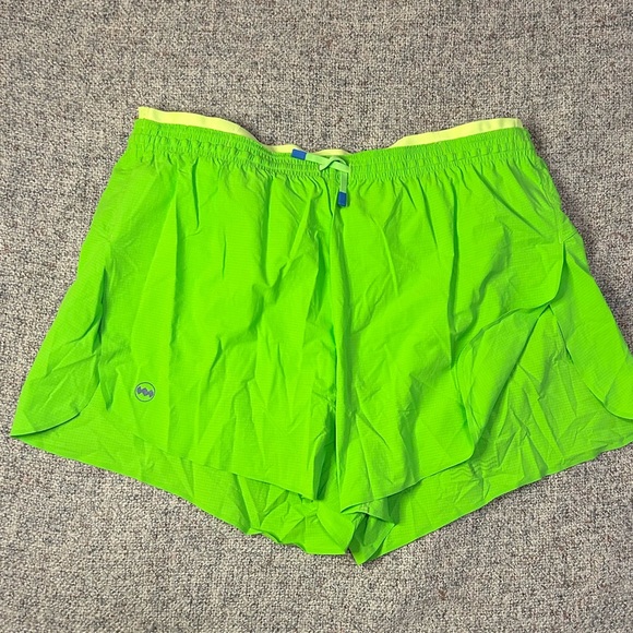 Janji Shorts Janji Neon Green 3 Multi Running Short Poshmark